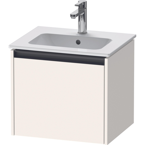 Duravit Ketho.2 Wastafelonderkast - 51x42x44cm geschikt - voor 1 waskom - spaanplaat - wit mat SW772727