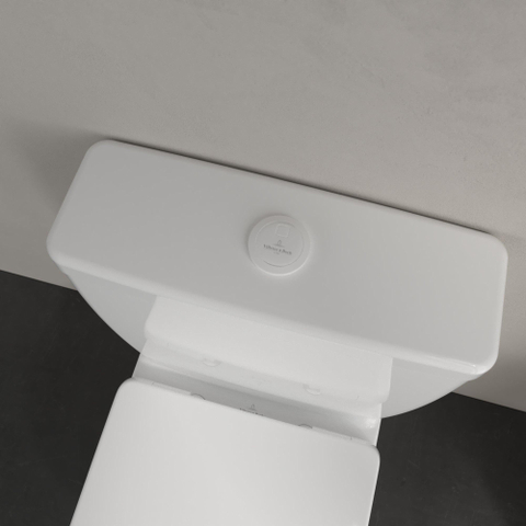 Villeroy & Boch O.novo Compact duoblokpot - diepspoel DirectFlush - 36x61cm - zonder reservoir - White Alpine (glans wit) SW68865