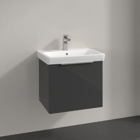 Villeroy & Boch Architectura Wastafelonderkast - 42x55cm - 1 lade - grijs SW1162058