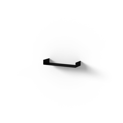 Looox Shelf C inbouwplanchet - 30x10cm - zwart mat SW108655