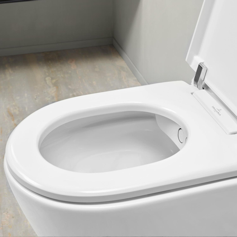 Villeroy & Boch Viclean douchewc - 60cm - diepspoel - spoelrandloos CeramicPlus - White Alpine (glans wit) SW925801