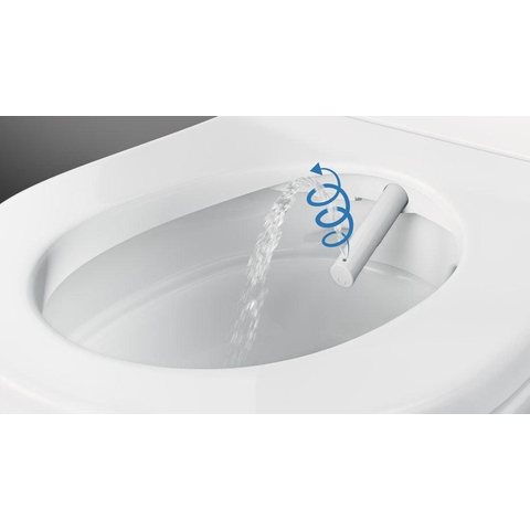 Geberit AquaClean Tuma Comfort Douchewc - spoelrandloos- wand - rimfree - glans wit SW87551