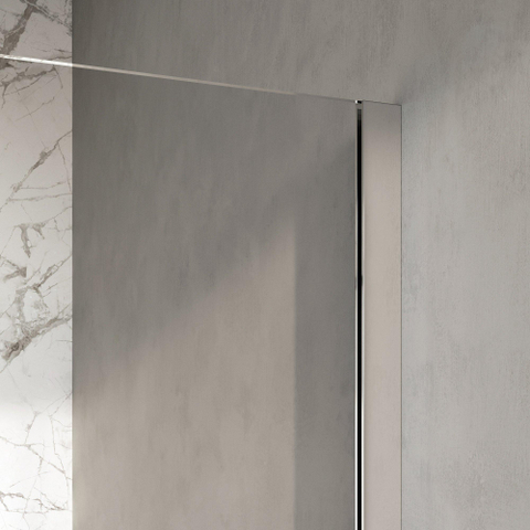 BRAUER Stellar Cabine de douche - 120x100x200cm - porte battante - traitement verre - réversible - verre clair - Chrome SW1418003