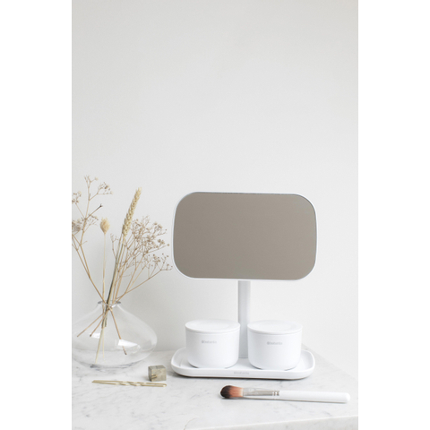 Brabantia ReNew Miroir avec support pour Accessoires White Blanc SW454760