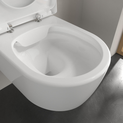 Villeroy & Boch Avento combi pack - met wandcloset - diepspoel DirectFlush - 37x53cm - met zitting - met softclose en - quickrelease - White Alpine (glans wit) SW59910
