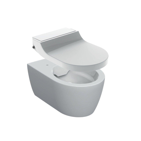 Geberit Aquaclean Tuma Classic Set WC-douche - WC Icon - évacuation profonde - sans rebord - avec abattant classic - kit de raccordement d'eau - blanc brillant SW1477955