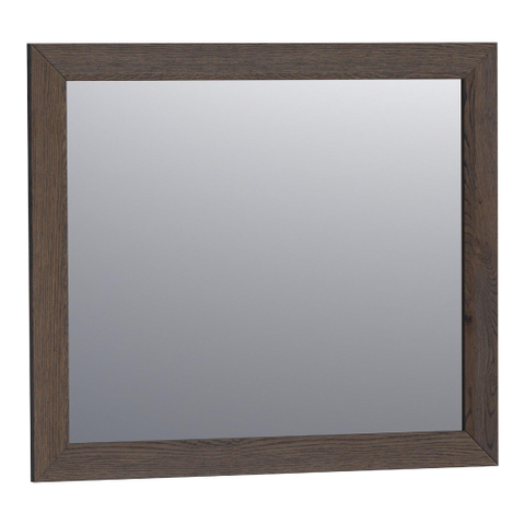 BRAUER Citrine miroir - 80x70cm - rectangulaire - lamelles chêne noir cadre SW223452