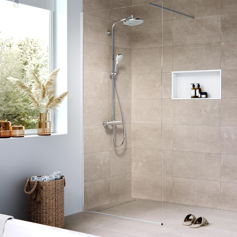 Hansgrohe RainDrain Compact Caniveau de douche - 70cm - installation à ras - carrelable SW1590322
