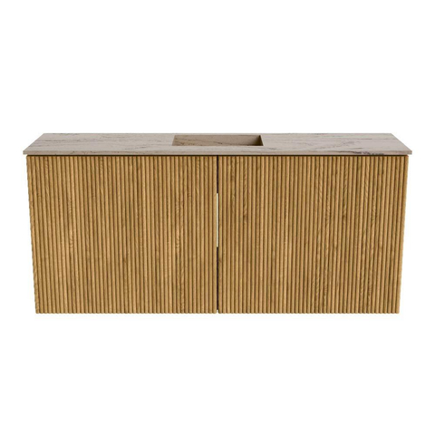 Mondiaz JOYA-DLUX 90cm toiletmeubel - kleur Oak - Wastafel FAYE positie Midden Zonder kraangat kleur Arena. SW1423854