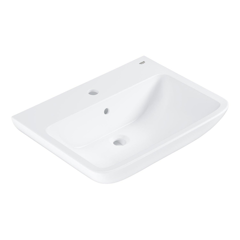 Grohe Start Edge Wastafel - met kraangat - met overloop - 60x44.4cm - wit SW878377