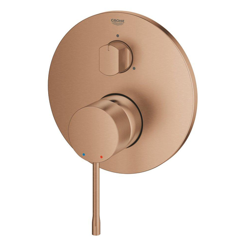 GROHE Essence New Partie de finition mitigeur douche encastrable avec inverseur 3 voies Warm sunset brossé SW296678