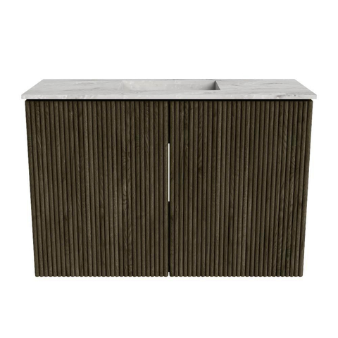 Mondiaz JOYA-DLUX 60cm toiletmeubel - kleur Shadow - Wastafel FAYE positie Midden 1 kraangat kleur Glace. SW1422719