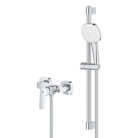 GROHE Cubeo douchekraan - met koppelingen - met Tempesta 110 glijstangset - chroom SW1185550