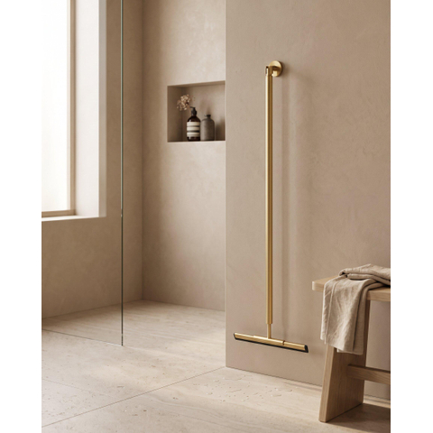 Fortifura Galeria Vloerwisser - 125cm - incl. houder - geborsteld messing SW1482343