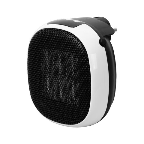 Eurom Plug in heater Chauffage céramique Prise murale 700 watts blanc noir SW486883
