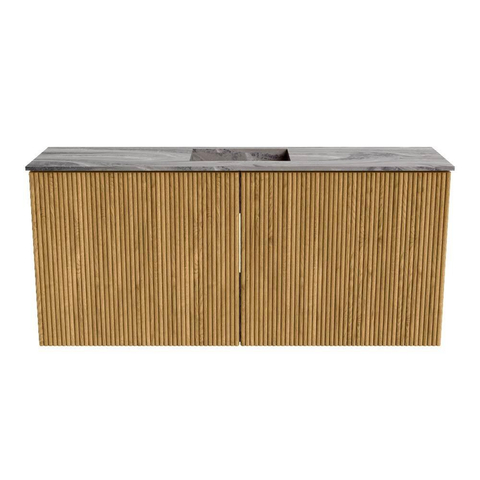 Mondiaz JOYA-DLUX 90cm toiletmeubel - kleur Oak - Wastafel FAYE positie Midden Zonder kraangat kleur Sombra. SW1424265