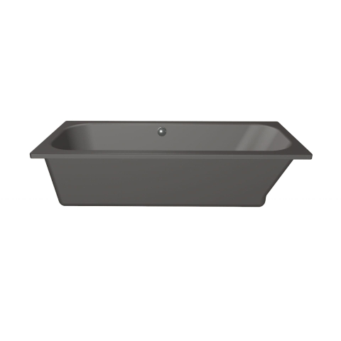 Xenz Aruba Baignoire - 180x80x48 - bonde centrale - acrylique - anthracite SW103119