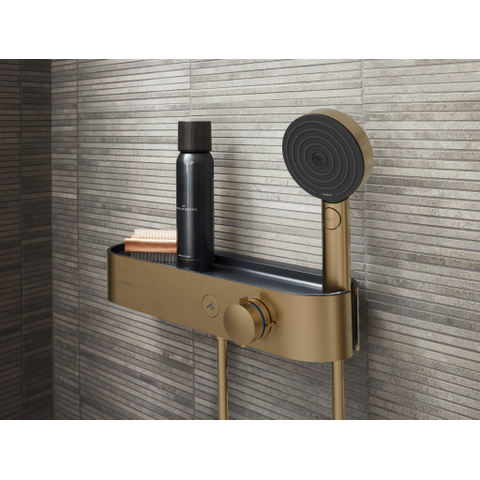Hansgrohe Pulsify select s - handdouche 105 - 3jet - relaxation - ecosmart - geborsteld brons SW918094