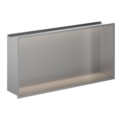 Crosswater Nissen - 610 x - 305mm - met LED Lichtstrip - geborsteld RVS SW1176222
