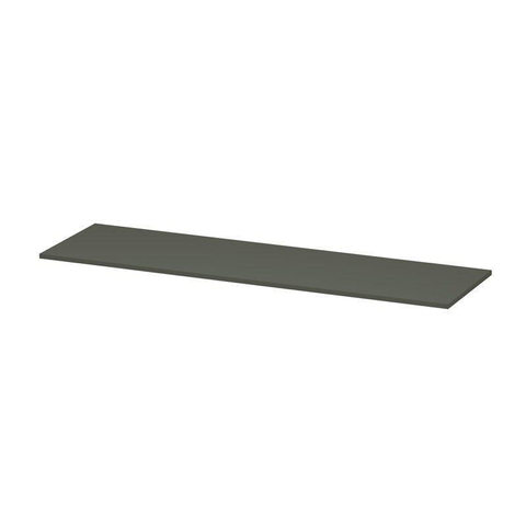 INK Topdeck Wastafelblad - 160x45x2cm - tbv onderkast - MDF lak - Mat beton groen SW416564