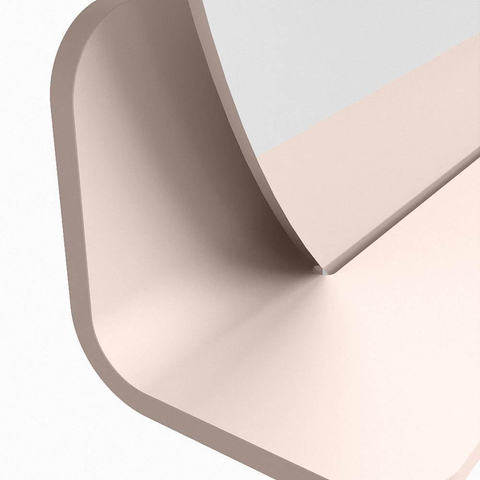 Mondiaz SPOT miroir – Ø 70 cm – avec tablette – Rosee (rose) SW1235592
