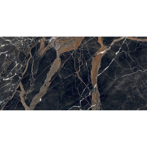ÉCHANTILLON Ceralto Alabro Vein Carrelage sol et mur 60x120cm 6mm rectifié porcellanato Ombre Caravage SW976534