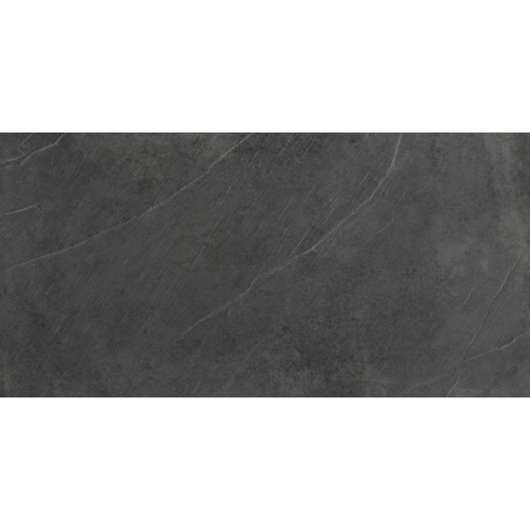 ÉCHANTILLON Terravito Allino carreau mural et de sol - 60x120cm - rectifié - Aspect béton - Black mat (noir) SW1130745