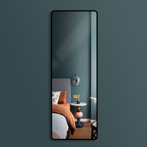 Saniclass Retro Line miroir – rectangle – 50 x 140 cm – Noir mat SW643421