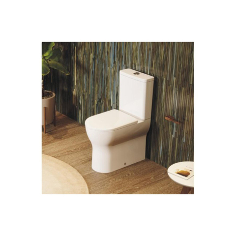 Sanindusa Winner ensemble WC - 36.6x64.6x87.7cm - sur pied - surélevé 6cm - sans bride - réservoir monobloc - fermeture amortie - céramique - blanc brillant SW1030605