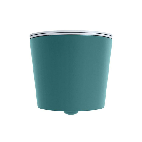 Mondiaz LAVIE hangtoilet – spoelrandloos – 36 x 53 cm – met softclose zitting – Smag (groen), zitting Clay (lichtblauw/grijs) SW1208593