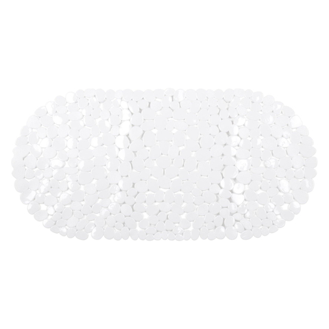 Differnz Lapis Tapis de bain antidérapant 70x35cm Blanc SW471226