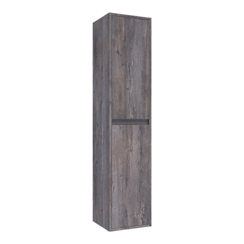 BRAUER Adore armoire de salle de bains - 160x35x35cm - avec 2 portes sans poignée ouvrant à gauche ou à droite Driftwood SW499120