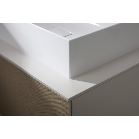 HansGrohe Xevolos E Lavabo à poser 600/480 sans trou pour robinet et trop-plein, SmartClean SW995488