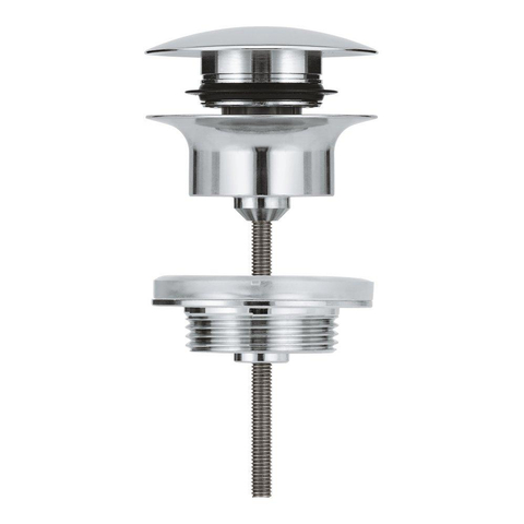 Grohe Klikwaste Afvoerplug - 5/4 inch - push-to-open - chroom 0434215