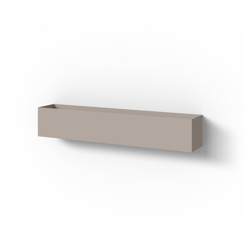 Looox Storage collection Wandbak - 60x10x10cm - matt sand beige SW1444021
