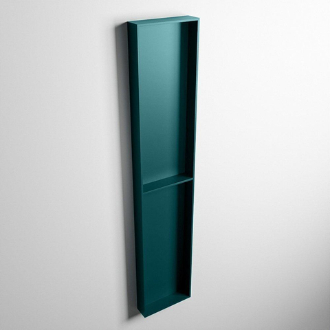 Mondiaz Easy nis 29.5x89.5x8cm voor Inbouw/opbouw 2 open vakken Solid surface Smag/Smag SW643817