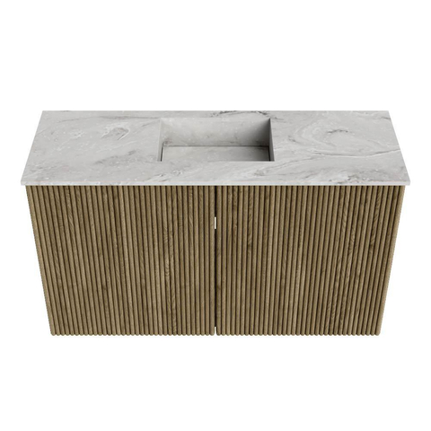 Mondiaz JOYA-DLUX 70cm toiletmeubel - kleur Dusk - Wastafel FAYE positie Midden 1 kraangat kleur Glace. SW1423150