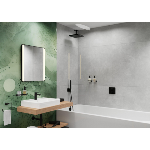 Hansgrohe Fixfit q - handdouchehouder - inclusief muuraansluitbocht - mat zwart SW773906