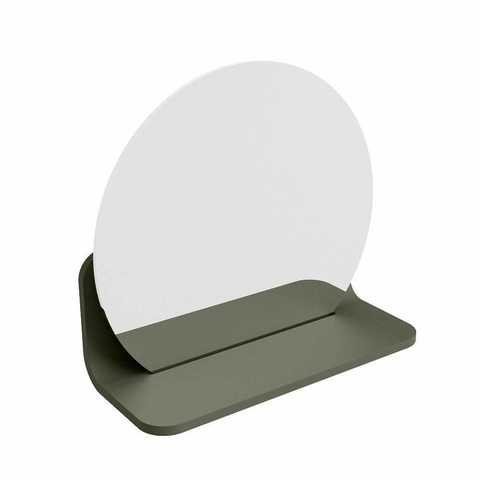 Mondiaz SPOT miroir – Ø 30 cm – avec tablette – Army (vert) SW1235482