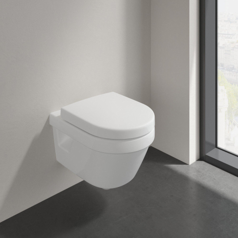 Villeroy & Boch Architectura wandcloset - compact - diepspoel DirectFlush - 35x48cm - White Alpine (glans wit) 1025284