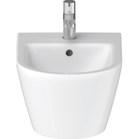Duravit D-neo Wandbidet - met kraangat - met overloop - 37x54x27cm - met wondergliss - wit SW640395