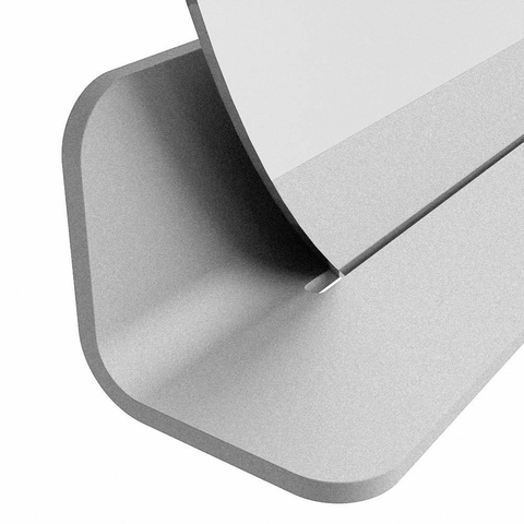 Mondiaz SPOT spiegel – Ø80 cm – met planchet – Plata (zilverblauw) SW1235583