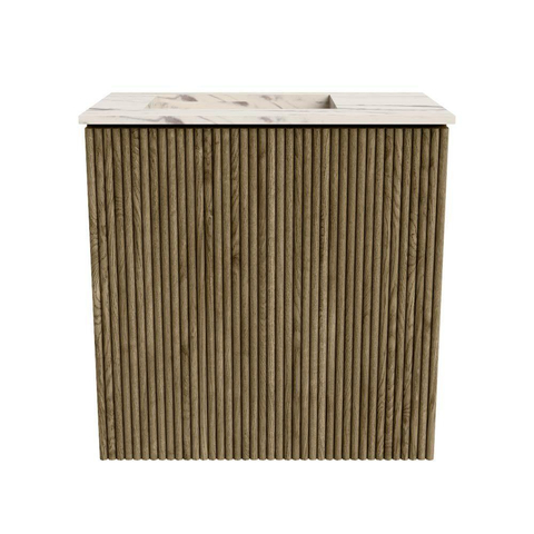 Mondiaz JOYA-DLUX Meuble de toilette 40cm - couleur Dusk - Lavabo FAYE position Gauche 1 trou de robinet couleur Nata SW1425877