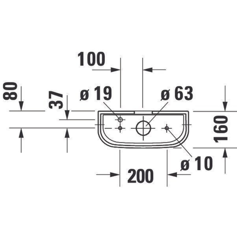 Duravit Happy D.2 Duoblokreservoir + binnenwerk - met onderaansluiting links 4.5/3L - dualflush - met wondergliss - wit SW54363