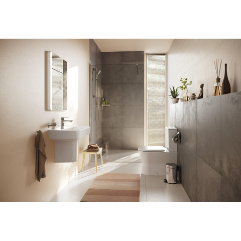 Hansgrohe Flowstar S Premium designbekersifon 5/4 met muurbuis - met rozet - hoogglans chroom 0452098