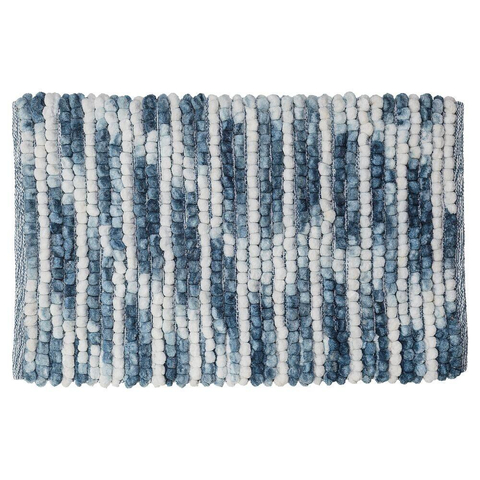 Sealskin Vintage Badmat Polyester 50x80 cm Blauw SW207155