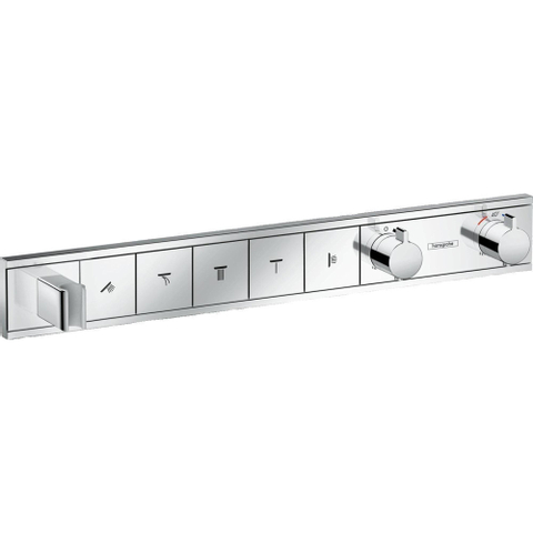Hansgrohe Rainselect Afbouwdeel - voor inbouw douchekraan - thermostatisch - voor 5 functies - 66.9x90cm - thermostaat - hoogglans chroom SW157093