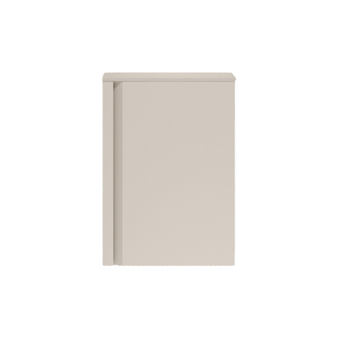 Saniclass Chaci Meuble sous-lavabo pour lave-mains - 40x55cm - 1 porte - avec tablette supérieure - cotton mat (beige) SW1448199