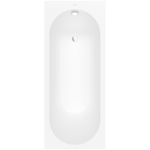 Villeroy & Boch Oberon kunststof bad quaryl rechthoekig - 170x70x45cm - inclusief poten - Stone White (mat wit) SW454156