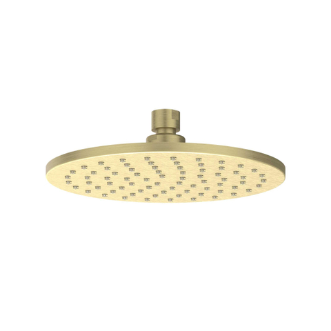 IVY Pact Ensemble de douche pluie - encastré - symmetry - inverseur-arrêt 2 voies - bras de douche mural 40cm - douche de tête medium 20cm - barre de douche avec sortie - flexible de douche 150cm - douchette à main 3 jets - or brossé mat PVD SW1036112